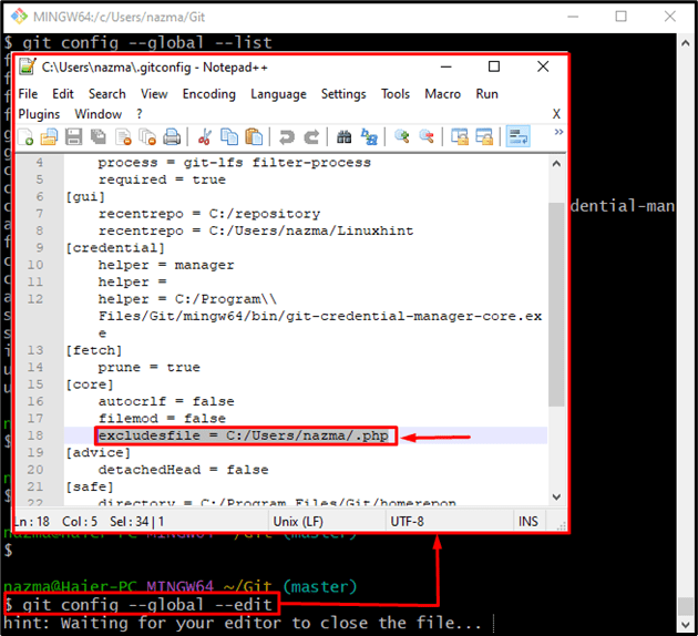 How Can I Remove an Entry in Global Configuration With “git config