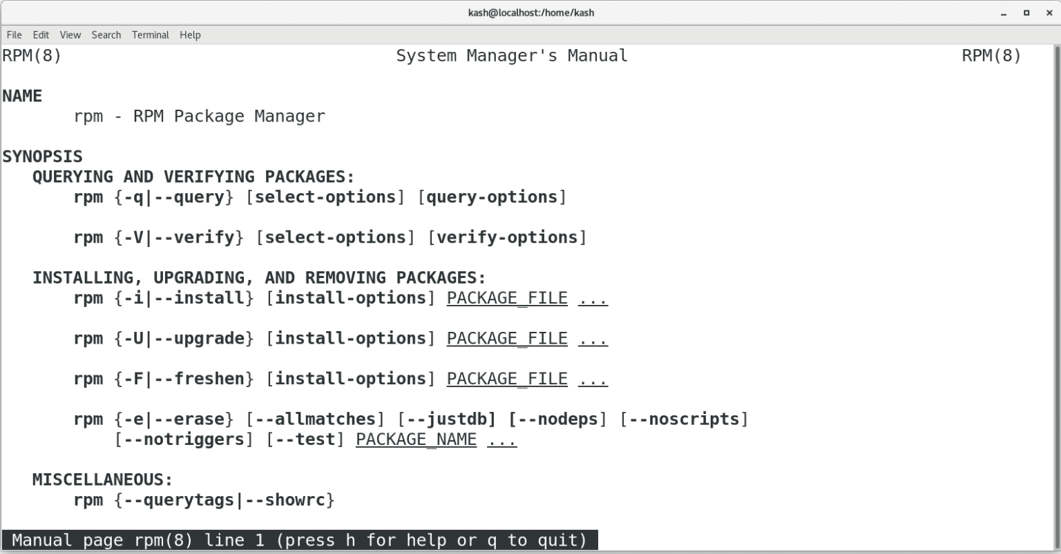 How to Use RPM Command in Linux Linux Consultant
