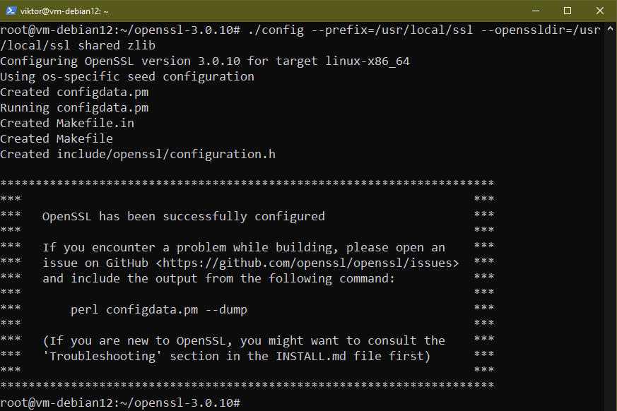 Debian 12 Install OpenSSL Libraries Linux Consultant