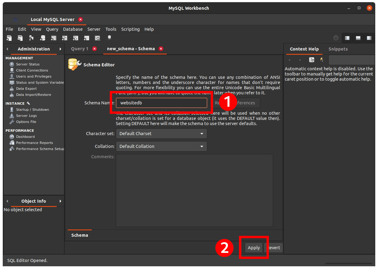 How to Create a Database in MySQL with MySQL Workbench