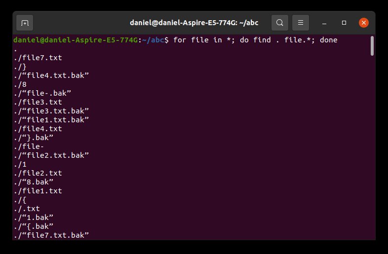 Bash Loop tra file in una directory 9 bash scorrere tra file in una directory 9
