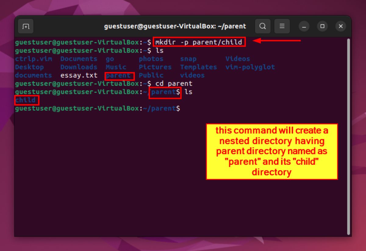 Create a Directory in Linux Using mkdir Command 5 best Methods