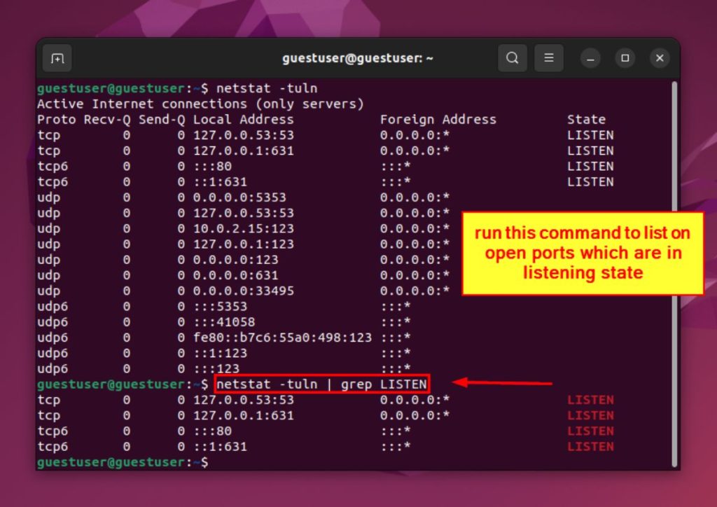 How to Check Open Ports in Linux [3 Easy Methods]