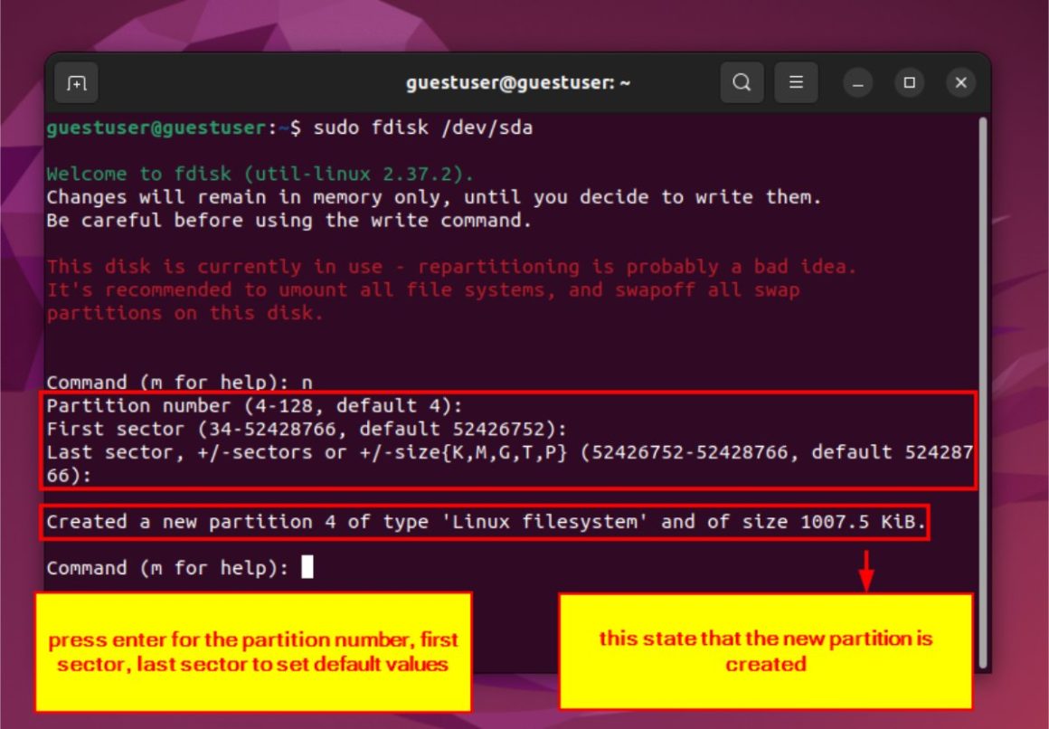 How to Create Linux Disk Partition [3 Proven Methods]