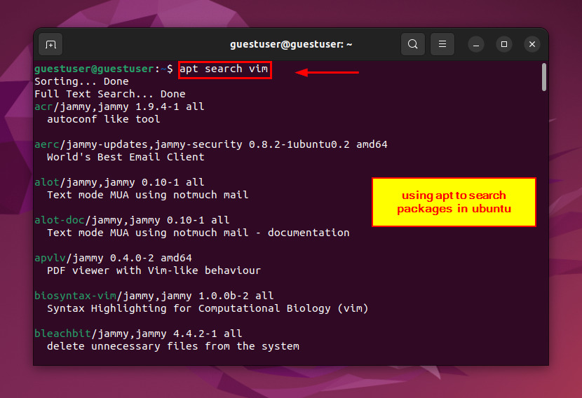How to Use Apt Search Command to Search Package 7 Best Uses