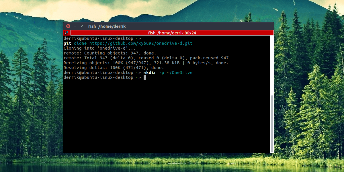 Подключение OneDrive в Linux описание и установка программы