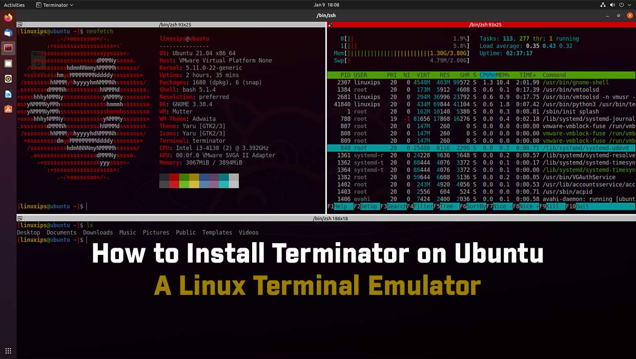 How to Install Terminator on Ubuntu Linuxips