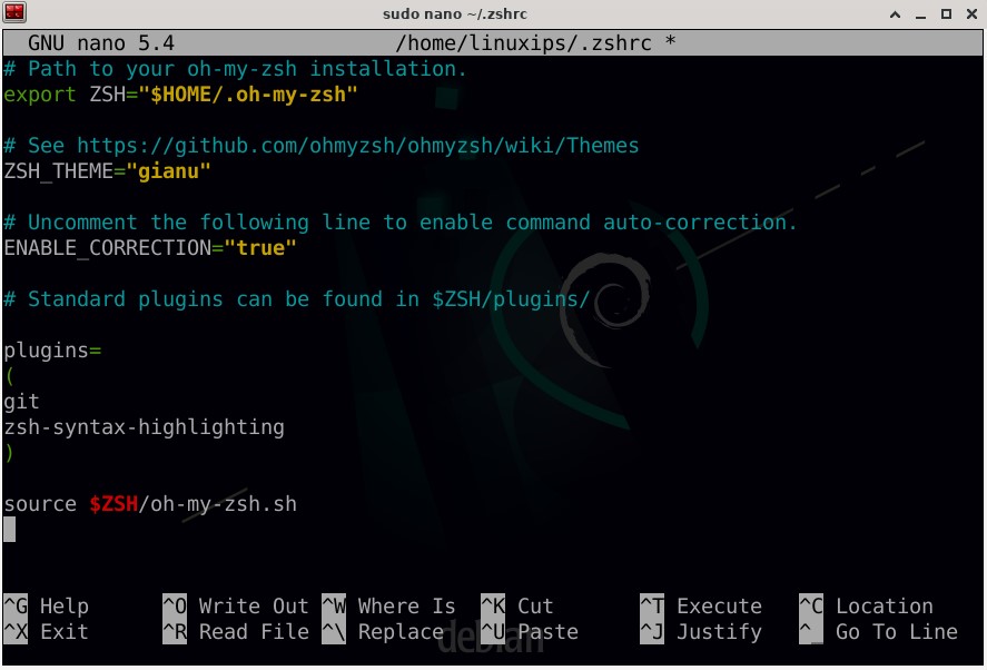 How to Install ZSH on Debian 11 Bash to ZSH Linuxips