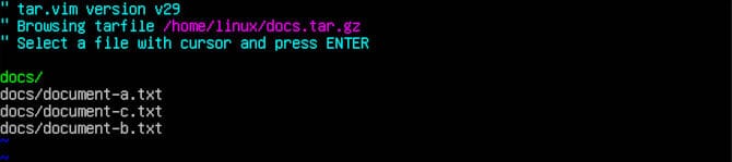 Archiving files in Linux with tar