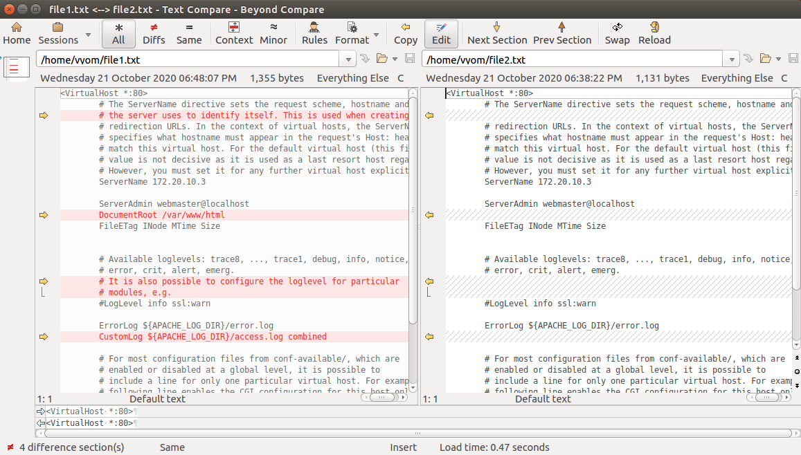 20 Best Diff Tools to Compare File Contents on Linux