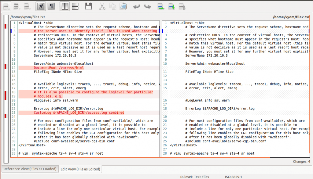 20 Best Diff Tools to Compare File Contents on Linux