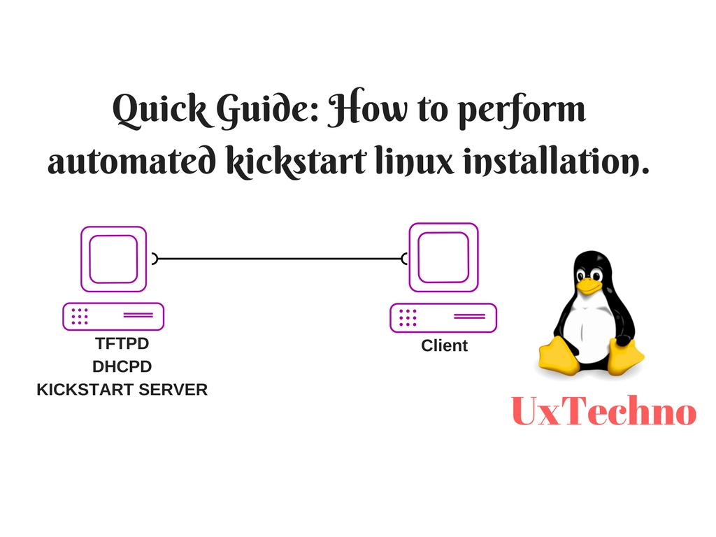 Quick Guide How to perform automated kickstart linux installation