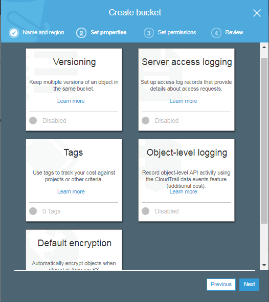 How to configure s3 bucket in AWS. UX Techno