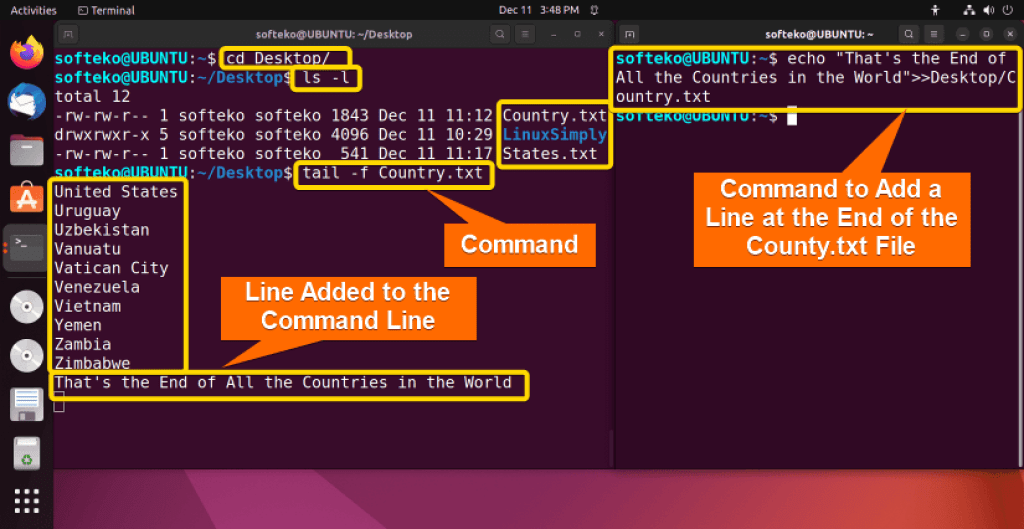 The “tail” Command in Linux [7 Practical Examples] LinuxSimply