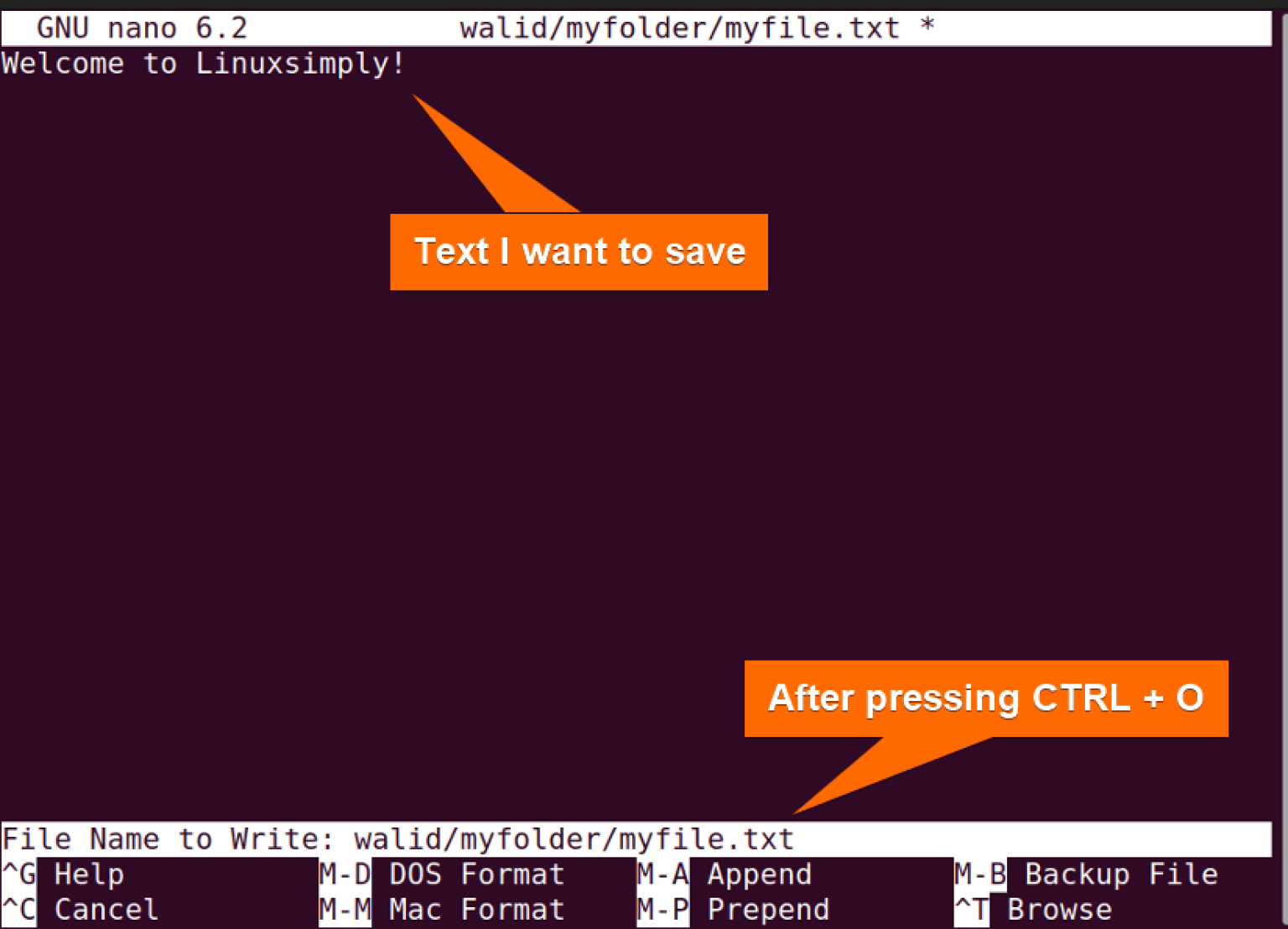 The “nano” Command in Linux [13 Practical Examples]
