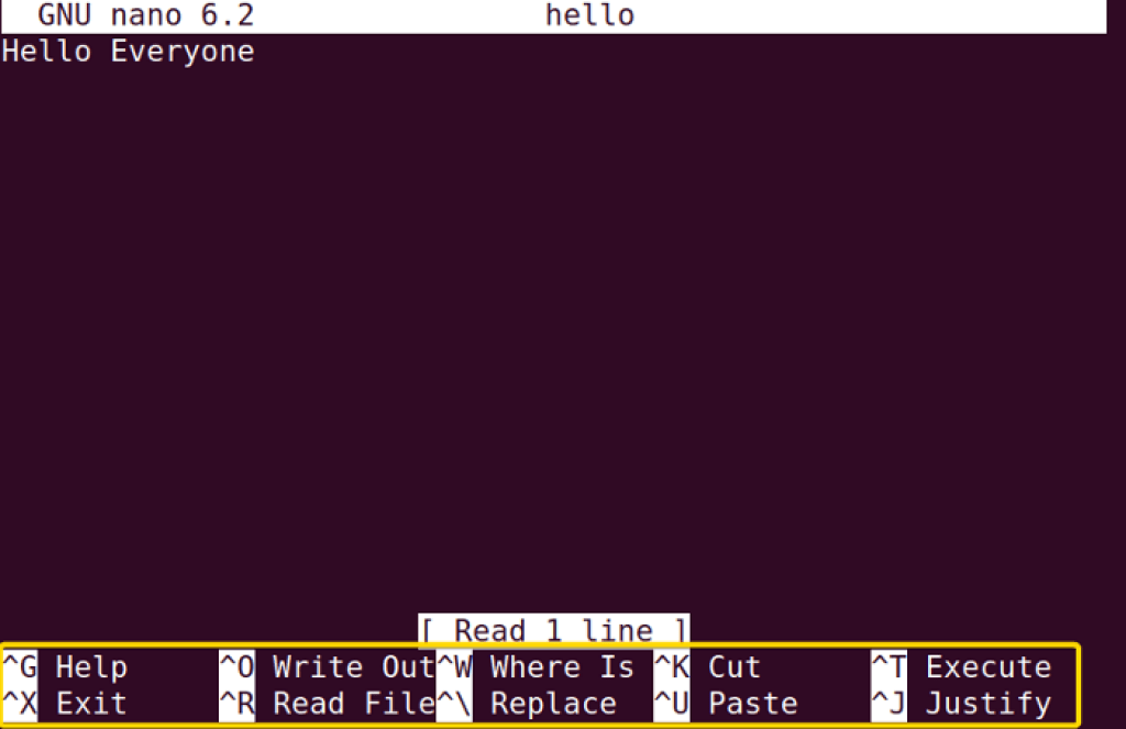 The “nano” Command in Linux [13 Practical Examples]
