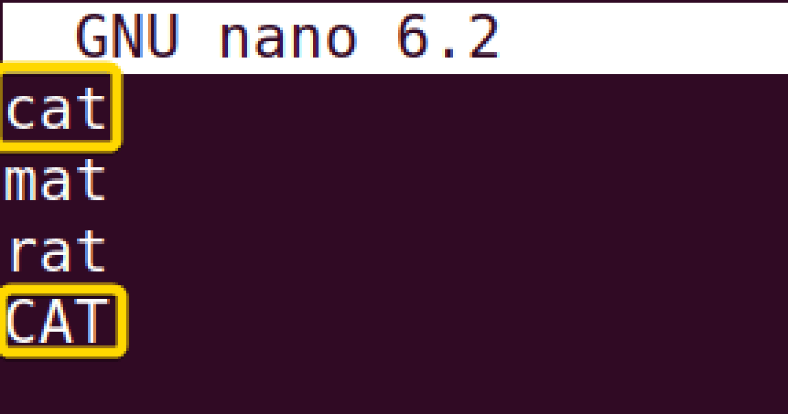 The “nano” Command in Linux [13 Practical Examples]