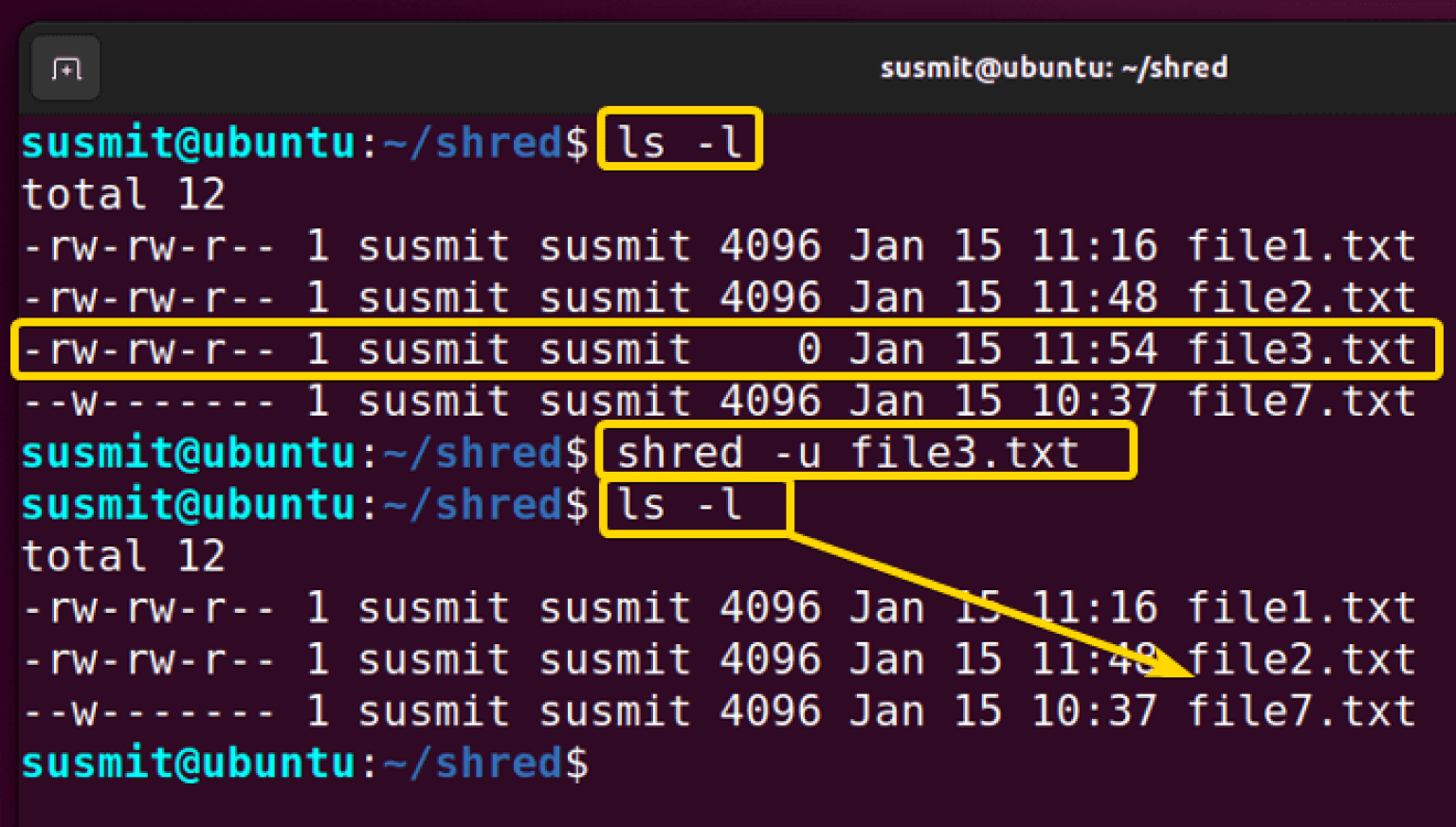 The “shred” Command in Linux [9 Practical Examples]