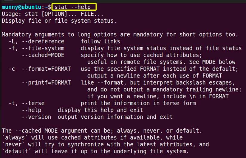 The “stat” Command in Linux [9 Practical Examples]