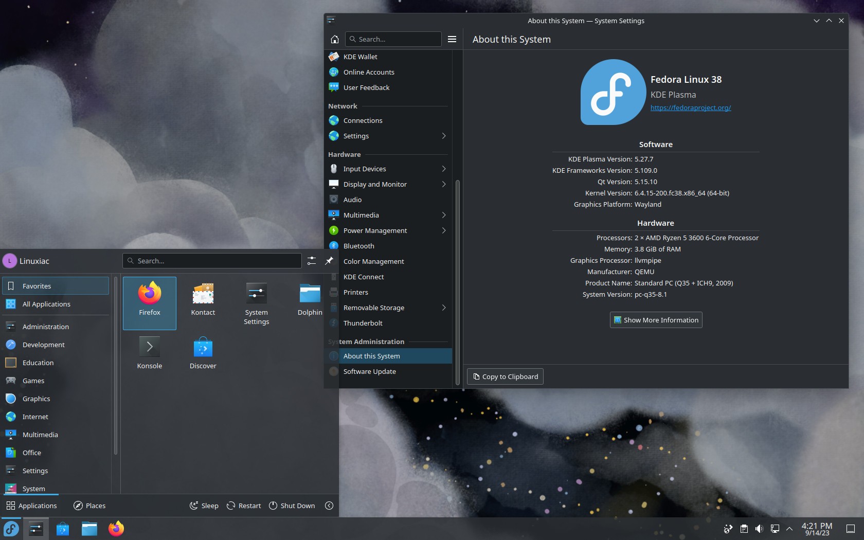 Fedora 40 将提供 KDE Plasma 6 桌面环境 LinuxStory