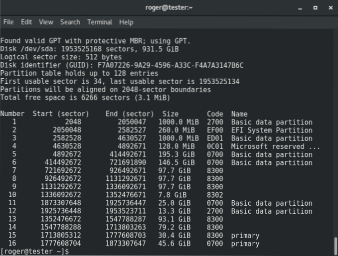 How To Copy a GPT Partition Table to Another Disk using sgdisk Linuxteaching