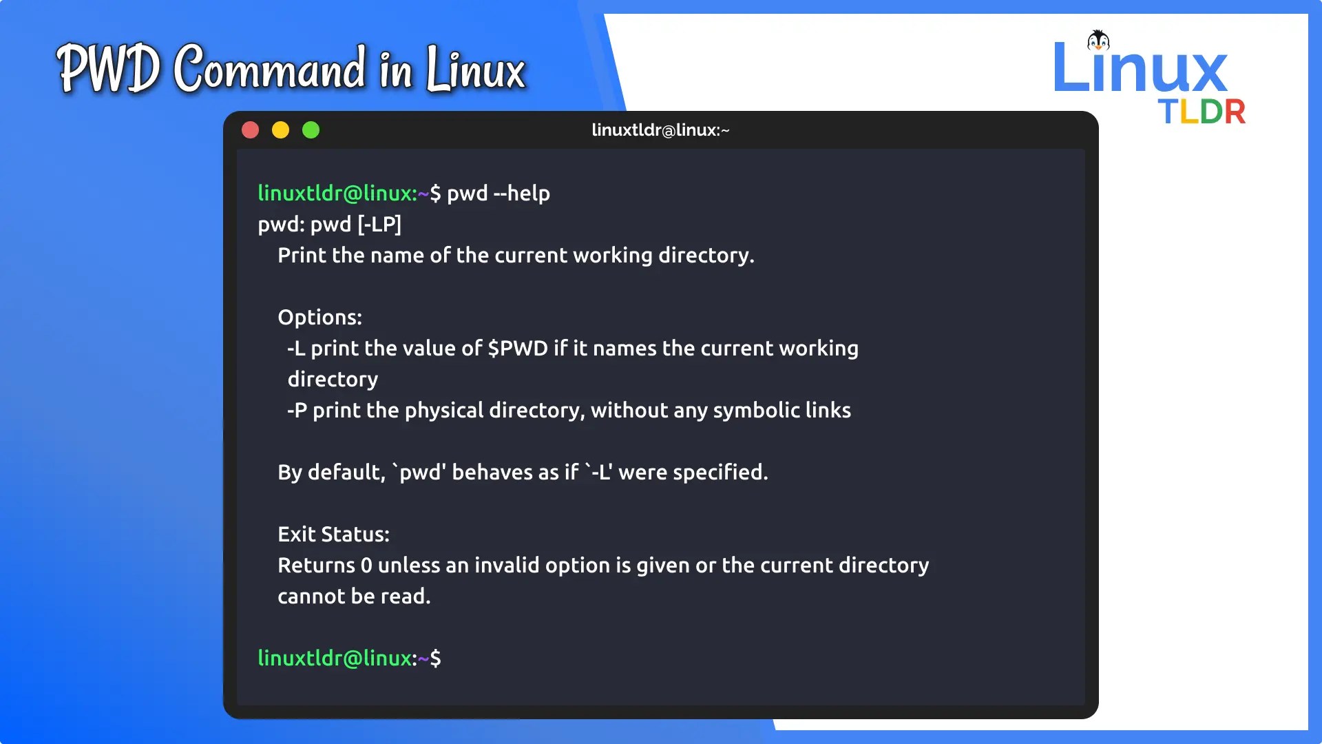 Beginners Guide for PWD Command in Linux