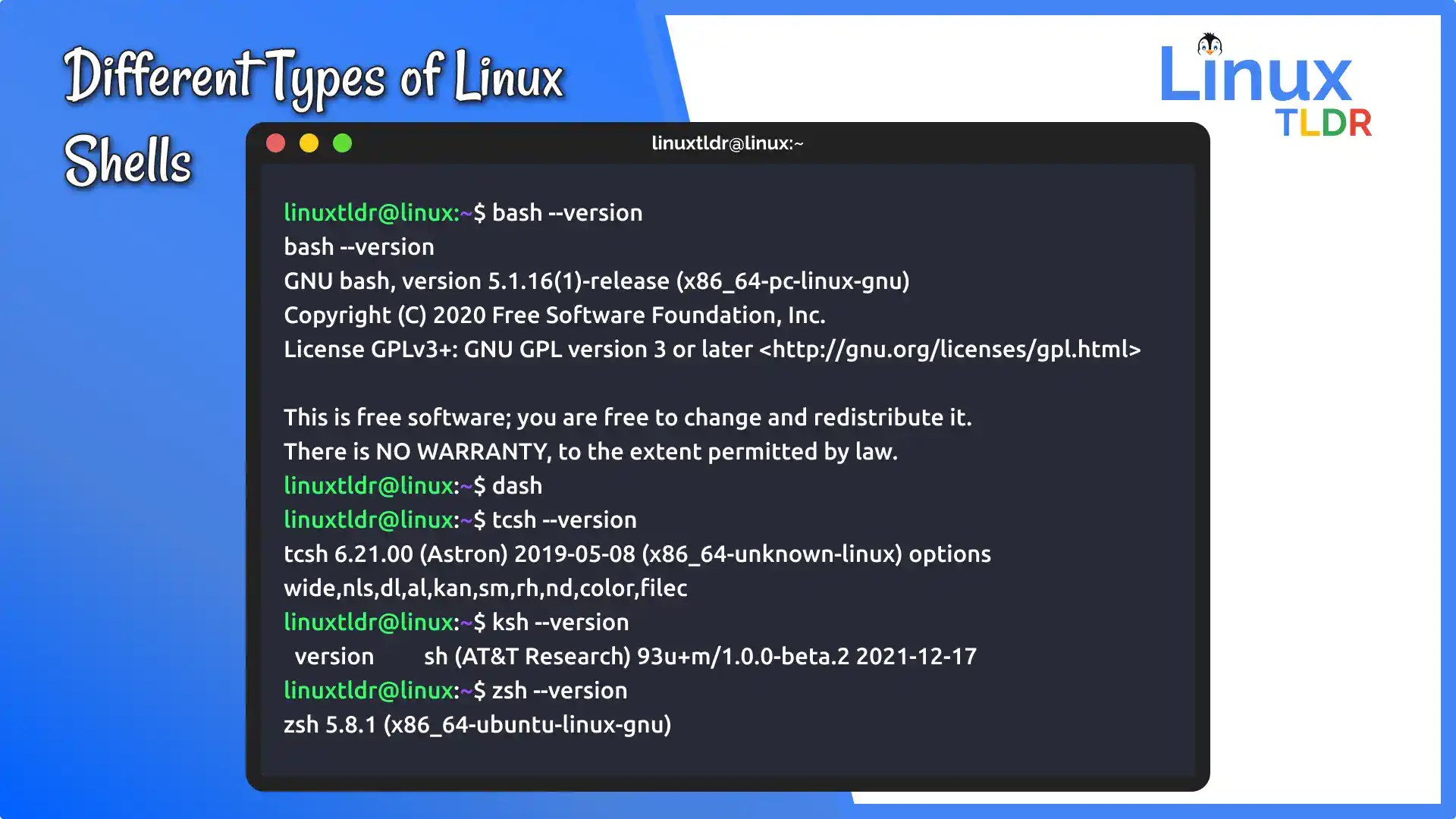 What Are the Different Types of Linux Shells?