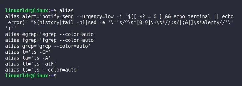 Beginners Guide for Alias Command in Linux