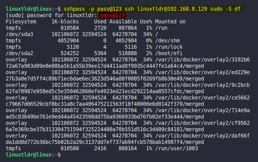 How to Automate SSH Login Using sshpass in Linux
