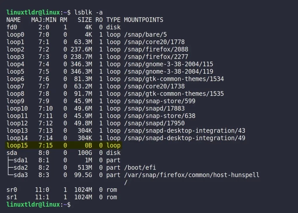 How to Use lsblk Command in Linux