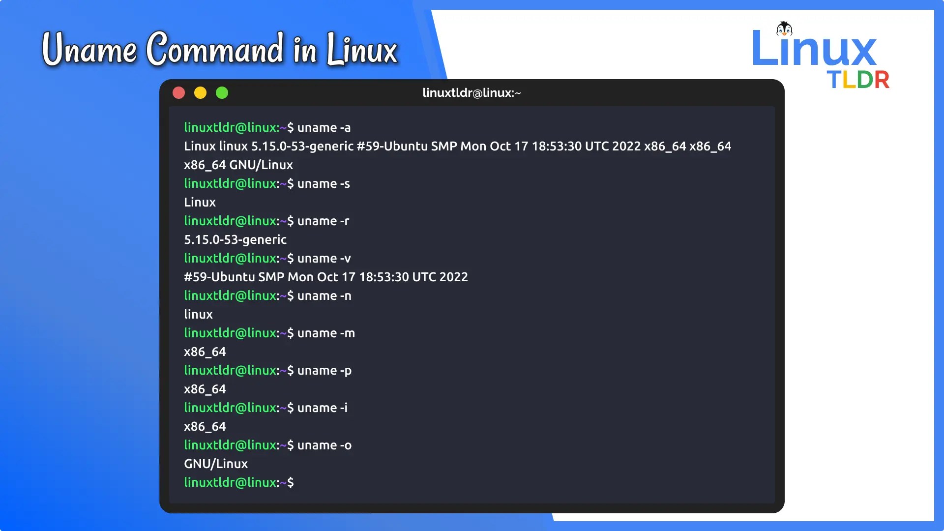 Beginners Guide for Uname Command on Linux