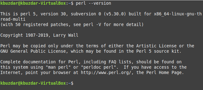 How to Create and Run a Perl Script in Linux Mint 20 Mint