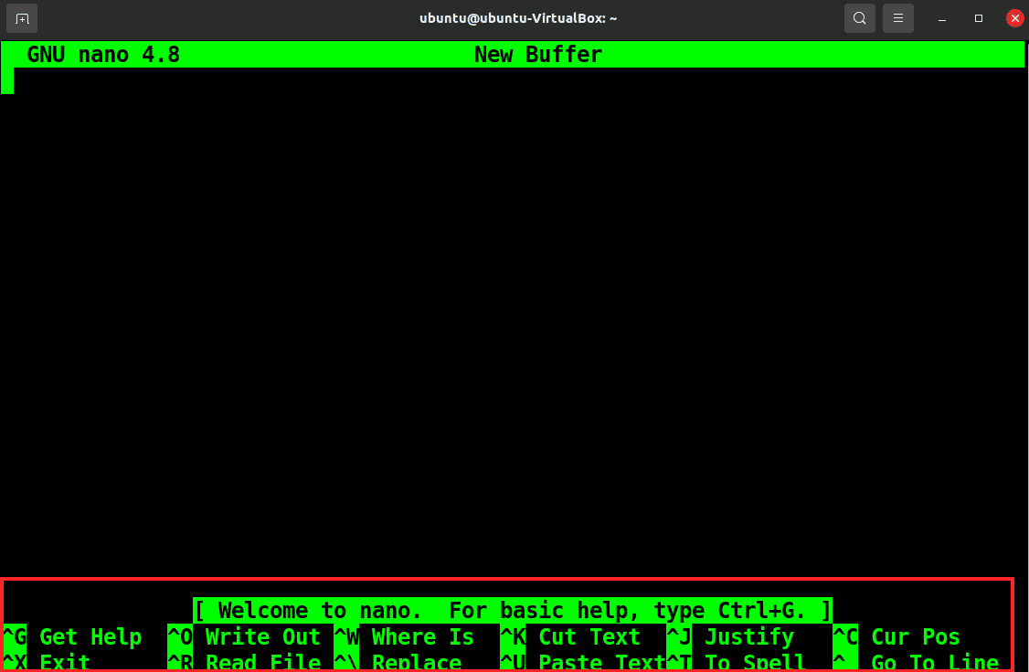 How to Install and Use Nano Editor on Ubuntu 20.04