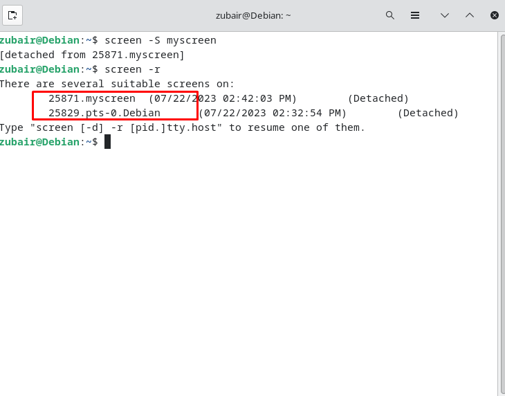 How to Detach and Reattach With Linux Screen LinuxWays