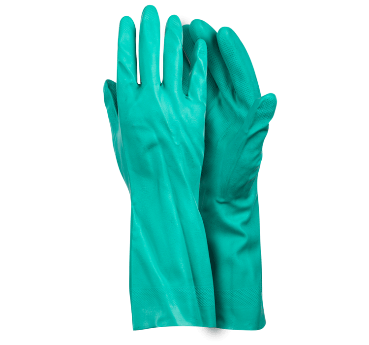 Green Nitrile Glove Safety Equipment