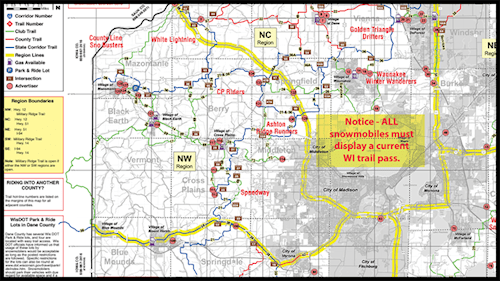 Dane County Dci Map Dane County Dci Map Squaw Valley Trail Map