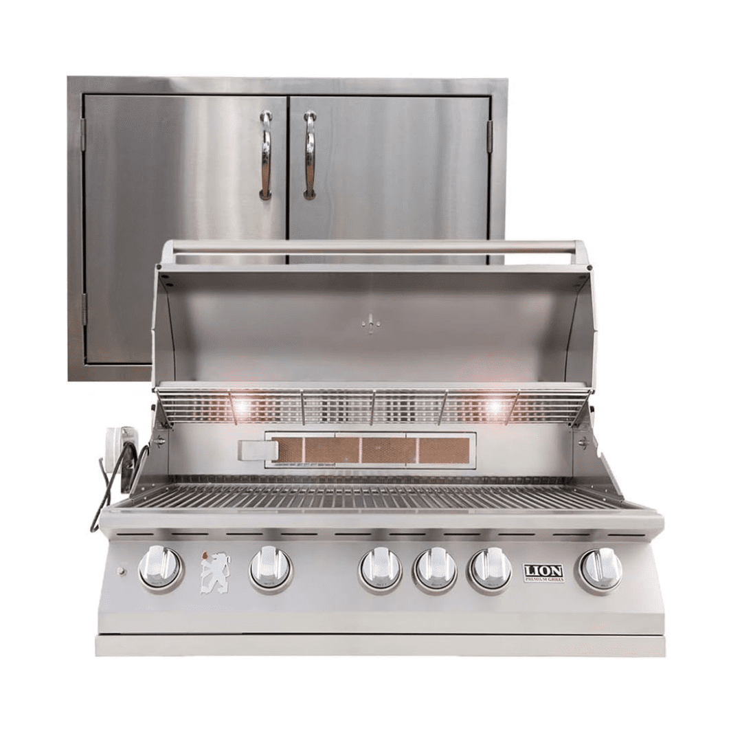 Lion Premium Grills 40" Natural Gas Grill L90000 with Made in USA 32