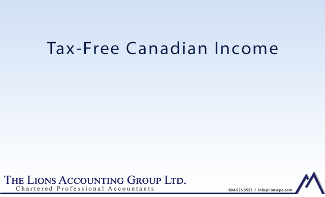 TaxFree Canadian The Lions Accounting Group Ltd.