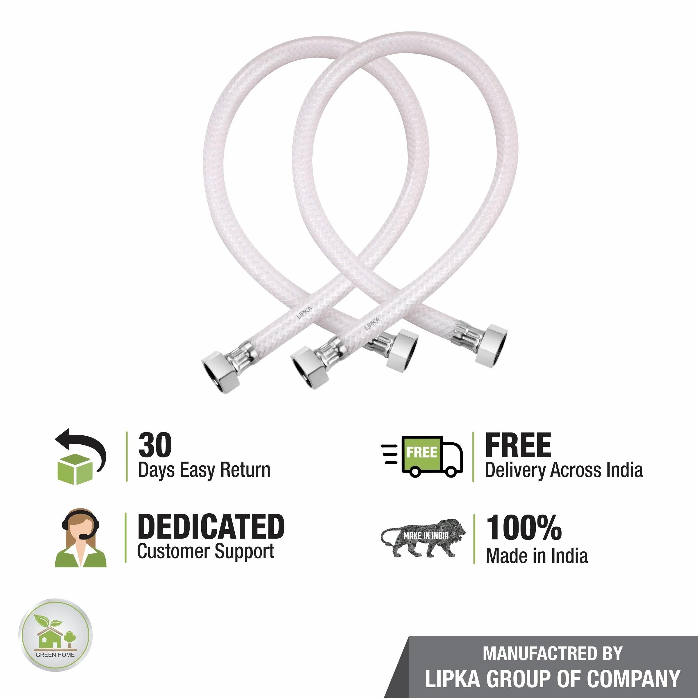 Connection Pipe PVC (24 Inches) (Pack of 2) LIPKA