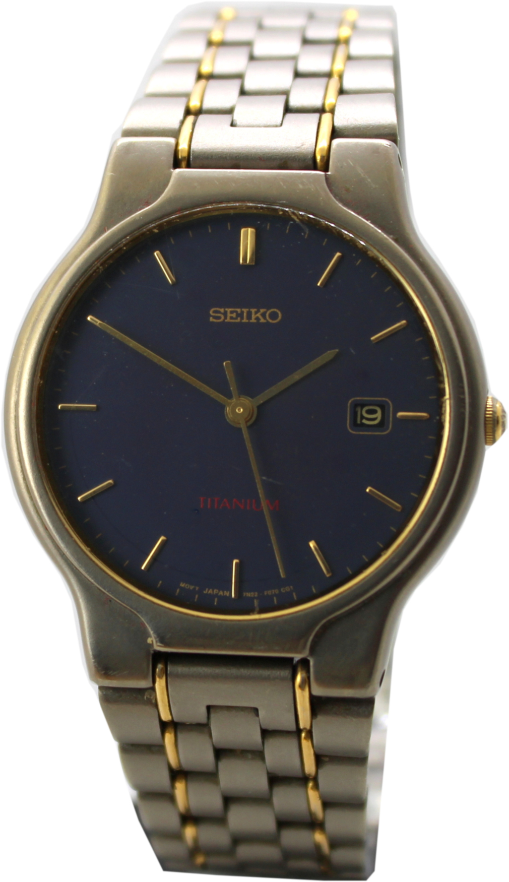 Seiko Titan Herren Uhr mit Datum