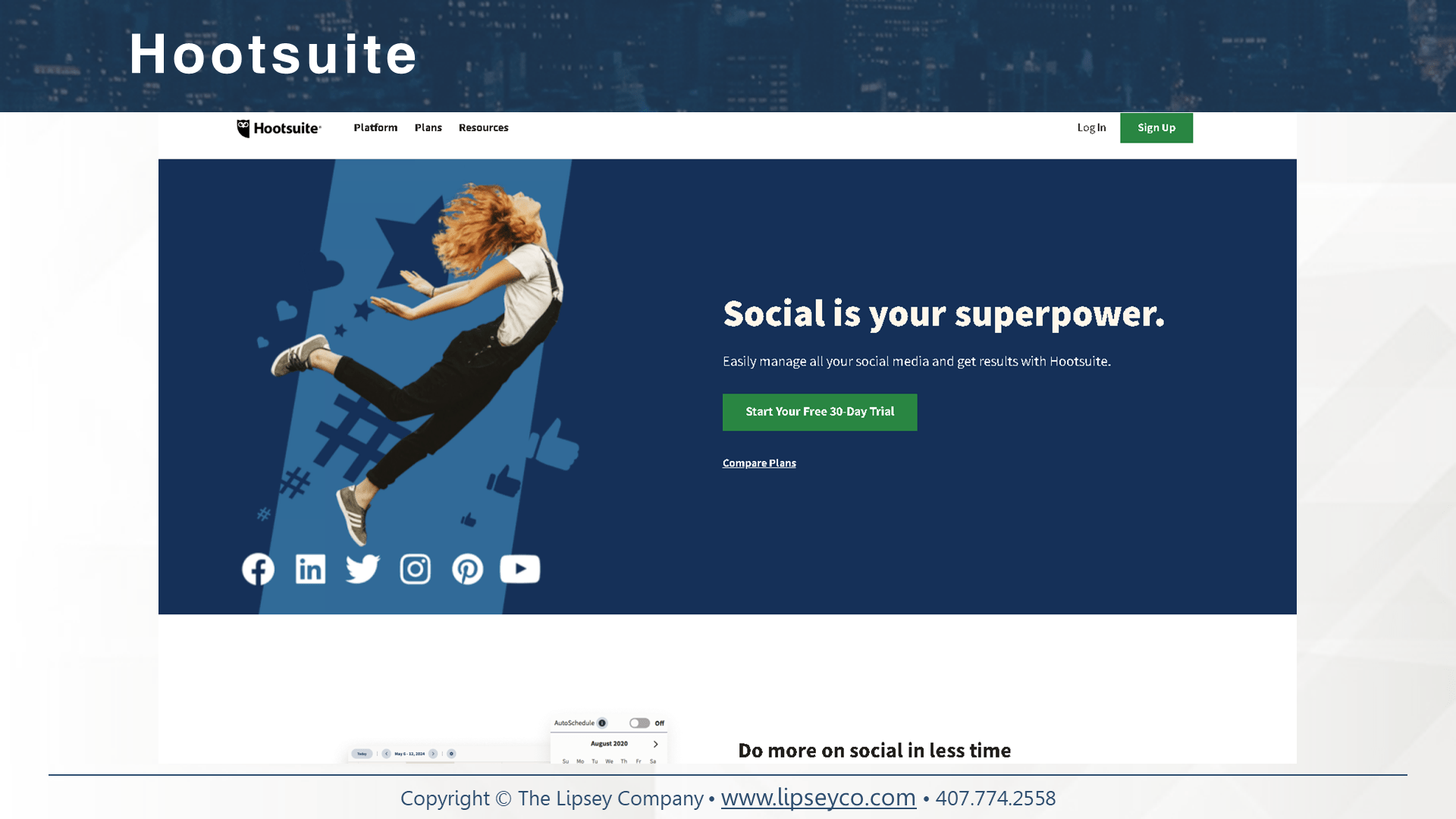 Hootsuite The Lipsey Company