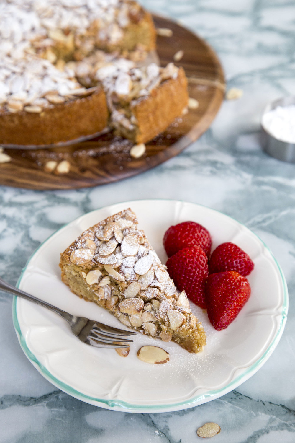Italian Almond Cake Dessert LipSmacking Food