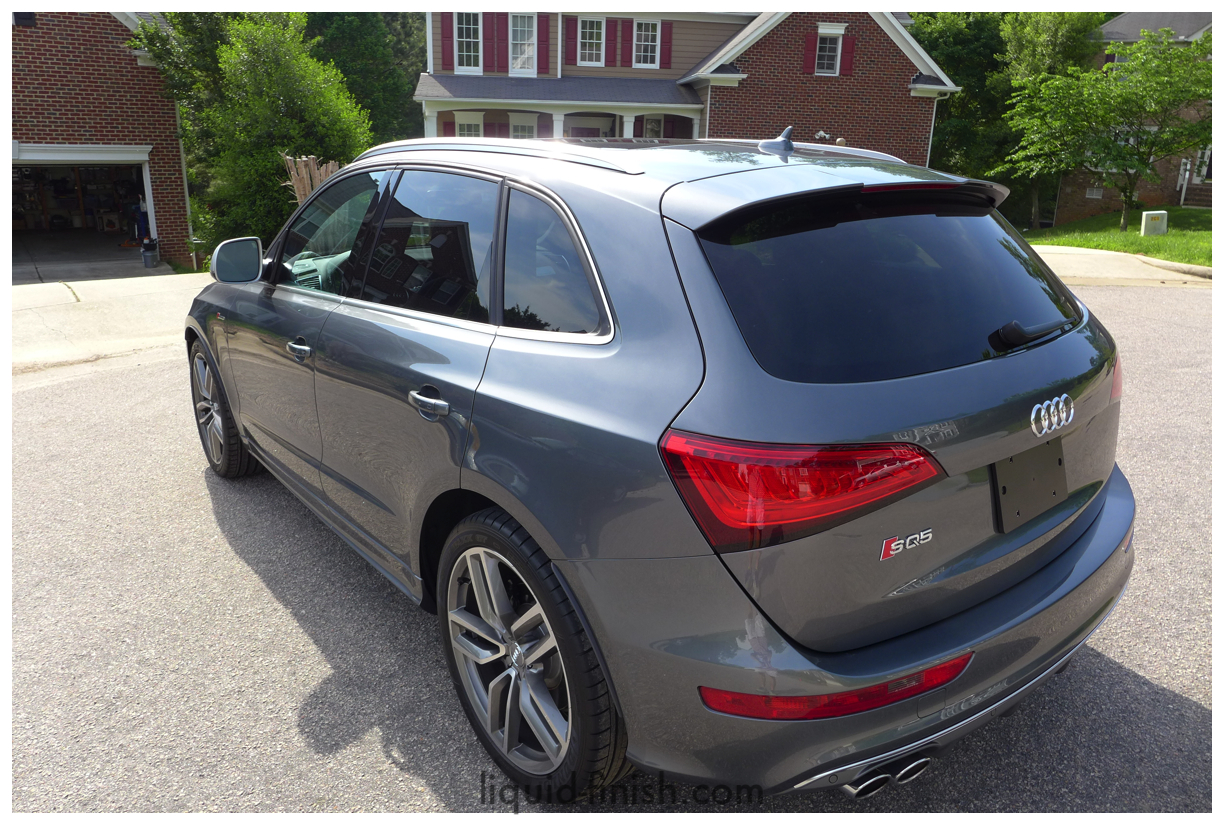 New Car Opti Coat 2014 Audi SQ5 Monsoon Grey Raleigh, Cary, Durham