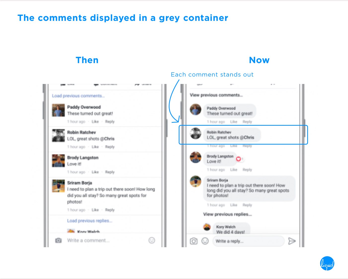 Facebook's new user interface design impacts its user experience.