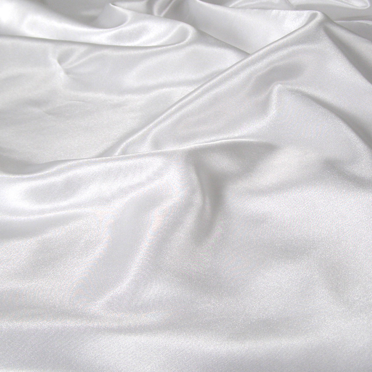 White Satin Lasting Impressions Event Rentals