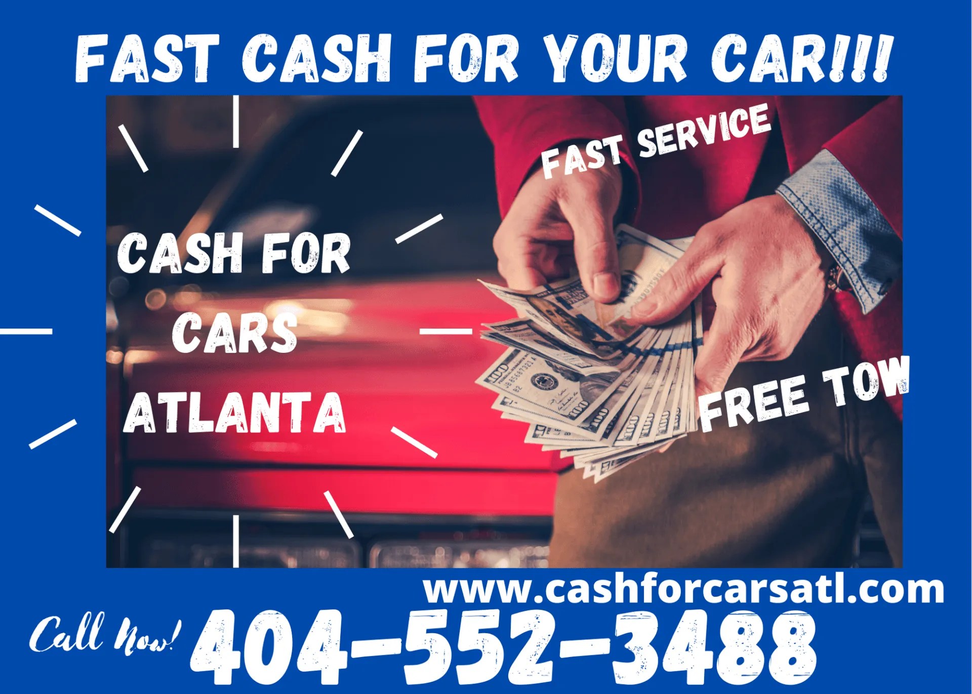 We buy junk cars for CASH