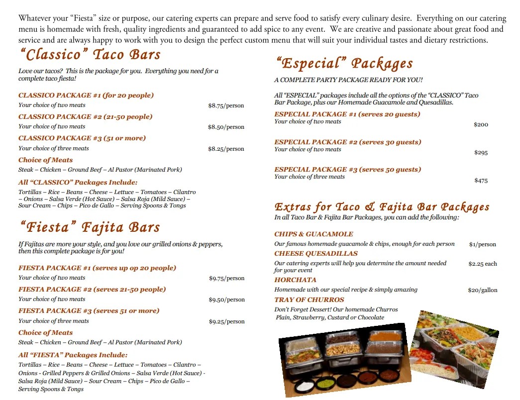 Mexican Catering Lockport, IL Taco Patio