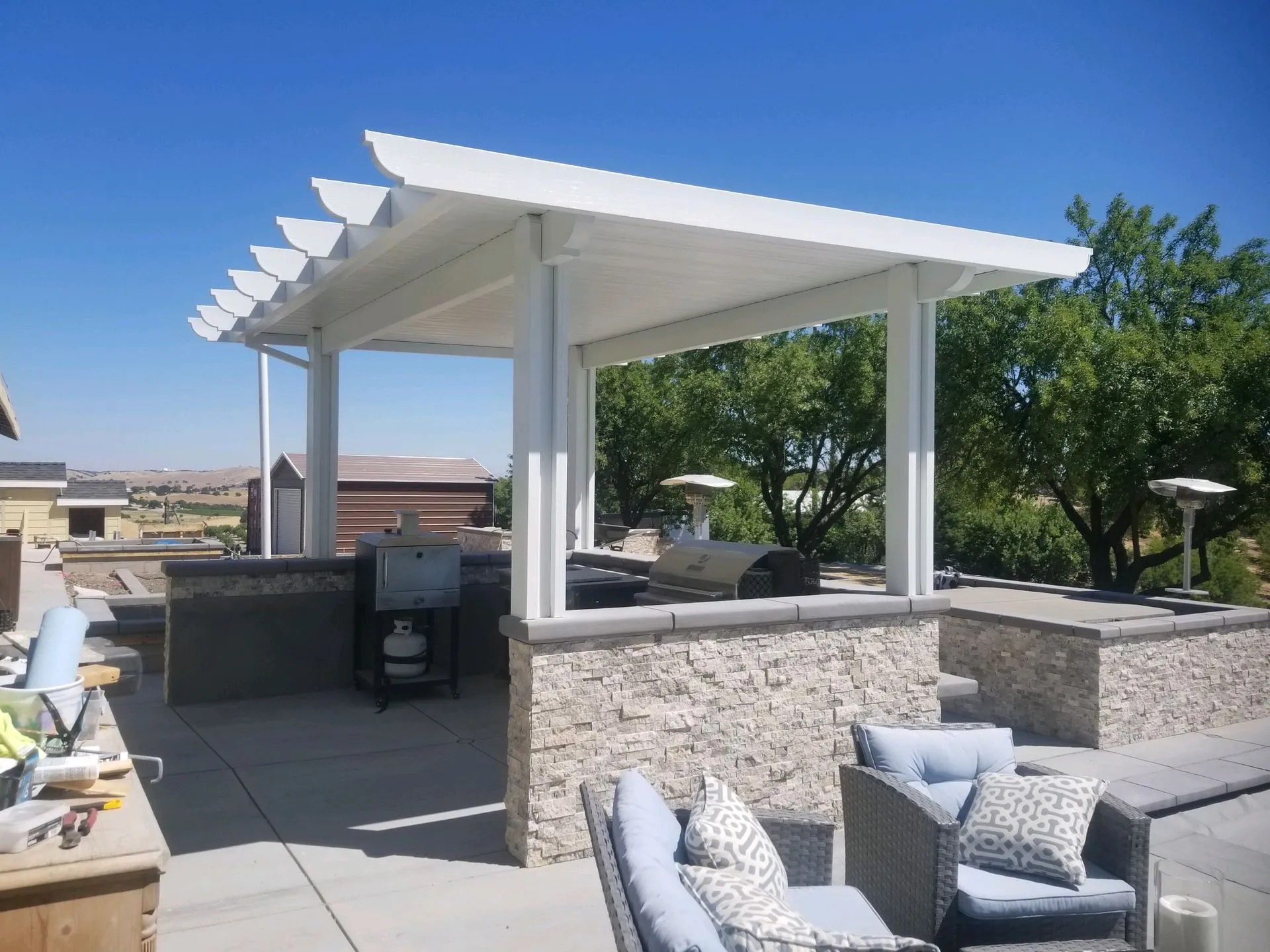 Flat Patio Cover Paso Robles, CA Darins Patio Covers