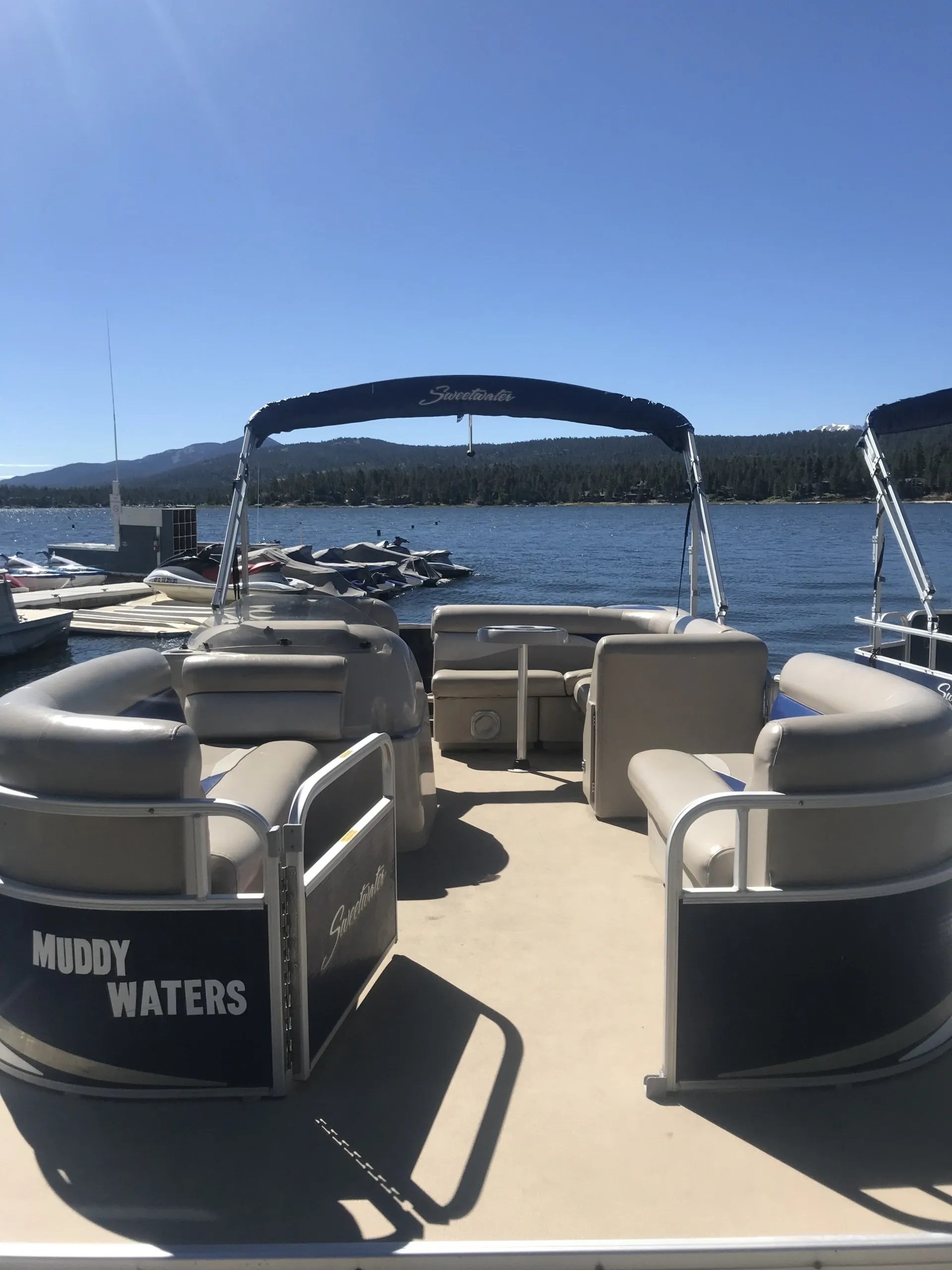 Pontoon Boat Rentals in Big Bear Lake North Shore Landing