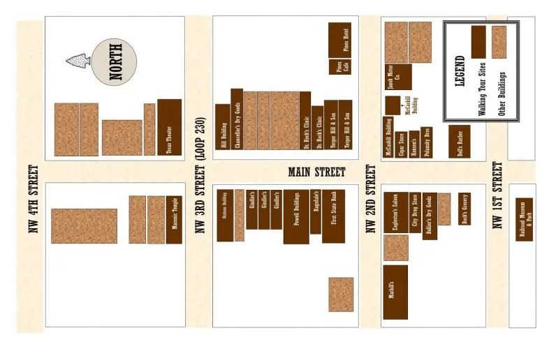 Historic Walking Tour of Downtown Smithville Texas